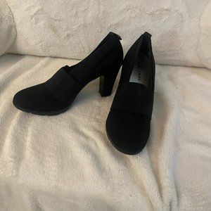 Chunky Black Heel by Anne Klein